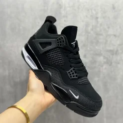 Nigel Sylvester x AJ 4 Black By Black Shoes Sneakers - nk0004380 - Image 6