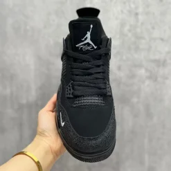Nigel Sylvester x AJ 4 Black By Black Shoes Sneakers - nk0004380 - Image 5