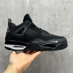 Nigel Sylvester x AJ 4 Black By Black Shoes Sneakers - nk0004380 - Image 3