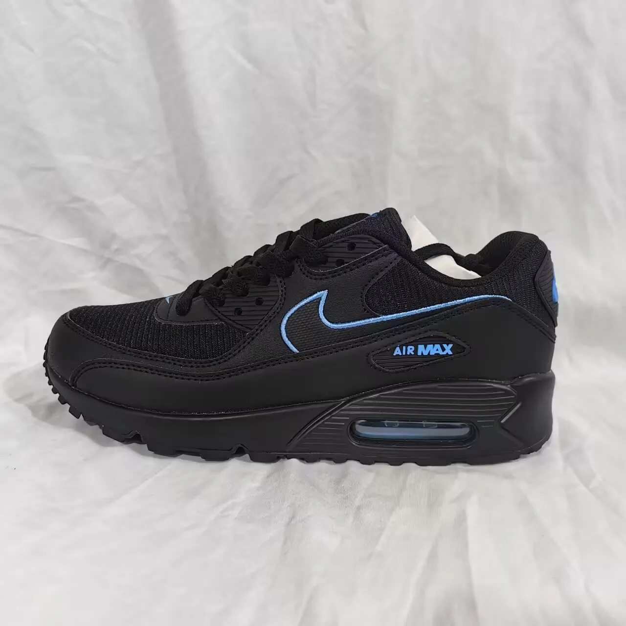 AM 90 Black University Blue Shoes Sneakers – nk0004388 - Image 8
