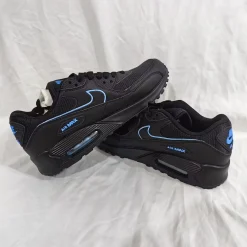 AM 90 Black University Blue Shoes Sneakers – nk0004388 - Image 13
