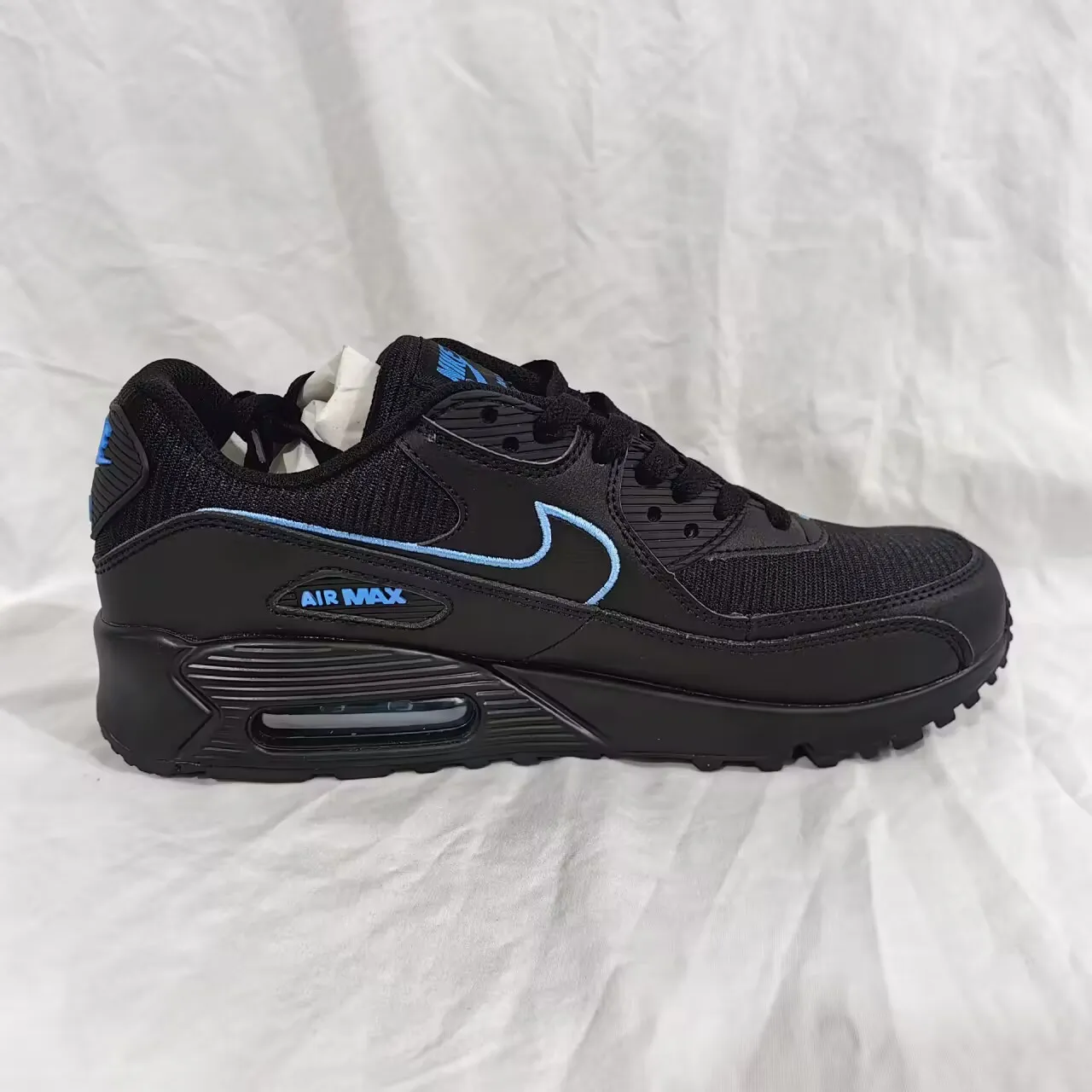 AM 90 Black University Blue Shoes Sneakers – nk0004388 - Image 7