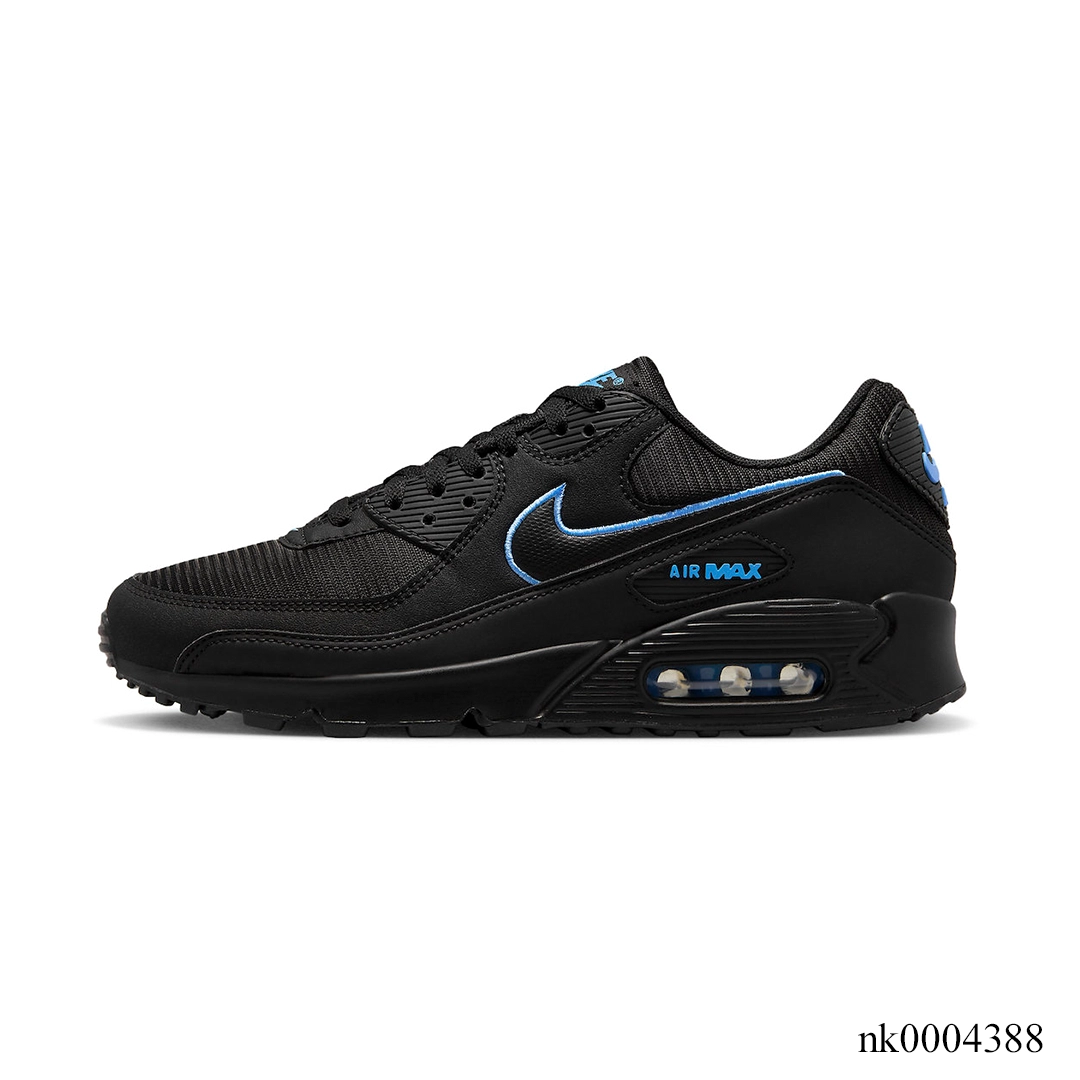 AM 90 Black University Blue Shoes Sneakers – nk0004388 - Image 2