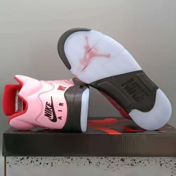 Awake NY x AJ 5 Arctic Pink Shoes Sneakers - nk0004393 - Image 5