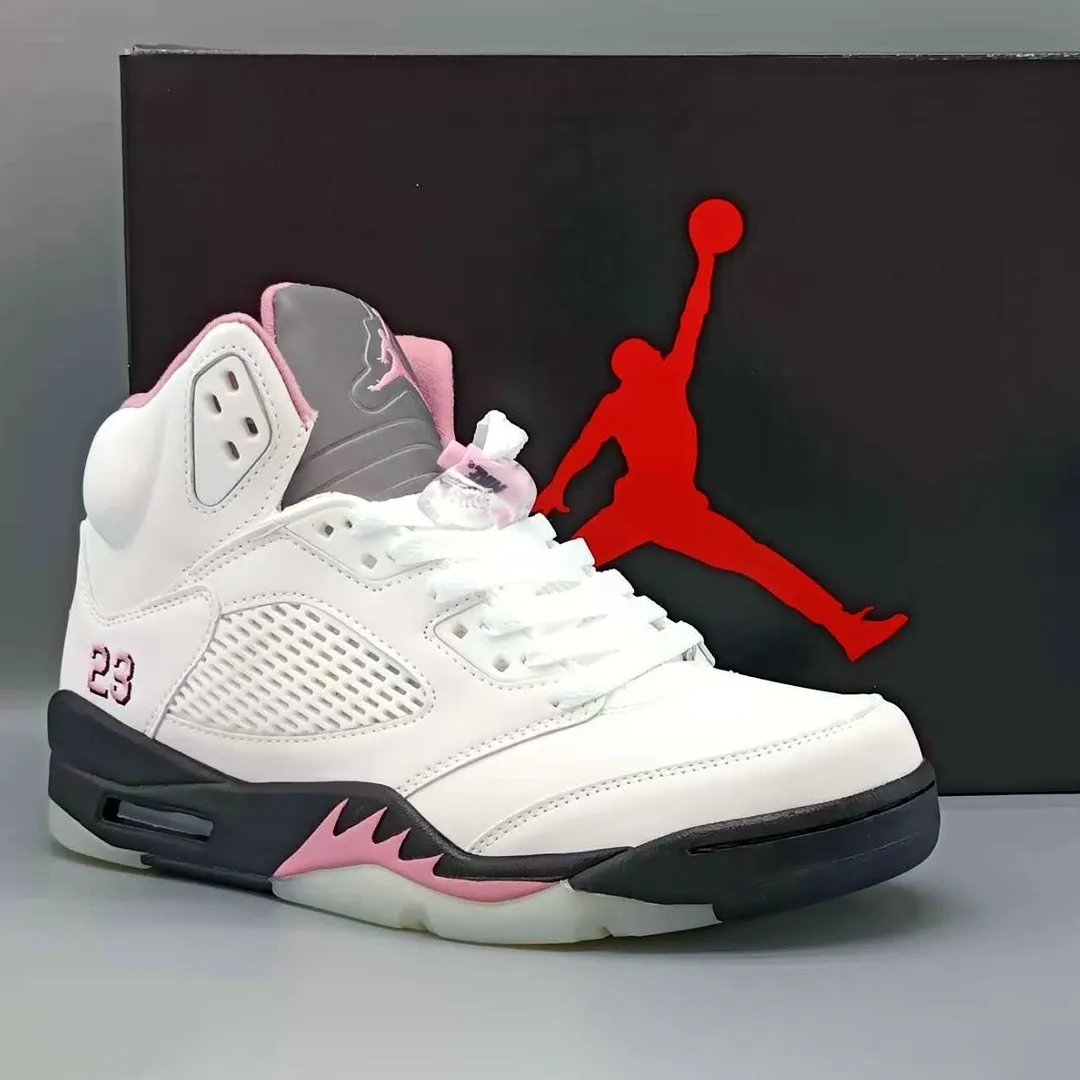 AJ 5 35th Anniversary / Medium Soft Pink Shoes Sneakers - nk0004394 - Image 4