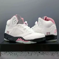AJ 5 35th Anniversary / Medium Soft Pink Shoes Sneakers - nk0004394 - Image 7