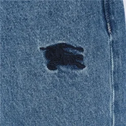 BUR Embroidered Knight Logo Washed Jeans in Blue - 369 - bbr0000369 - Image 9