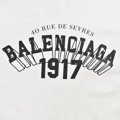 BLCG 1917 Rue de Sevres Logo T-shirt in White - 582 - blcg0000582 - Image 6