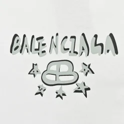 BLCG Butterfly Graffiti Logo T-shirt in White - 584 - blcg0000584 - Image 6