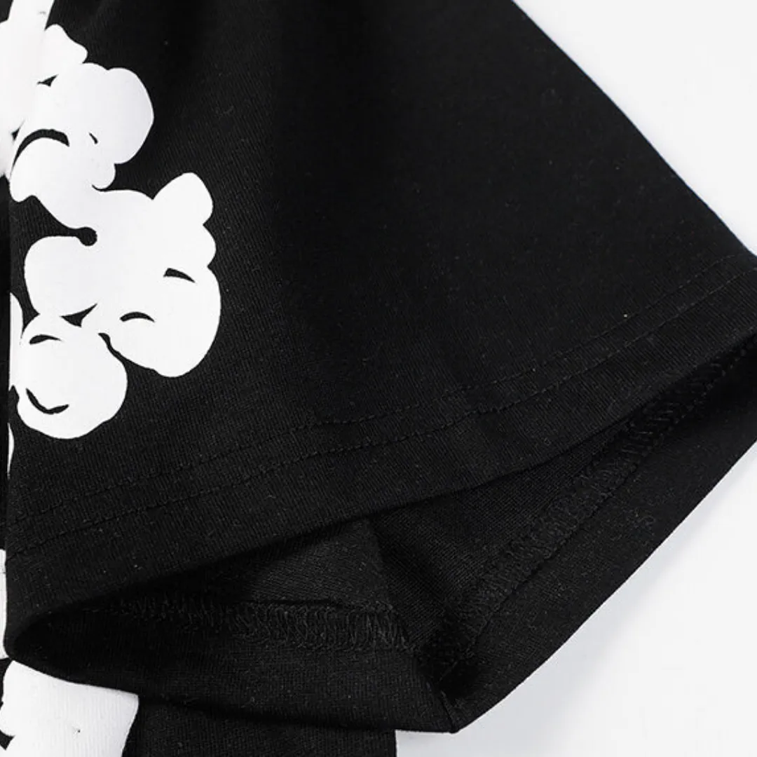 DT Set Black & White Tee & Shorts - 133 - dt0000133 - Image 9