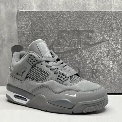Nigel Sylvester x AJ 4 Wolf Grey Shoes Sneakers - nk0004480 - Image 4