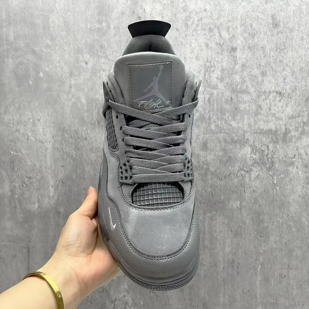 Nigel Sylvester x AJ 4 Wolf Grey Shoes Sneakers - nk0004480 - Image 7