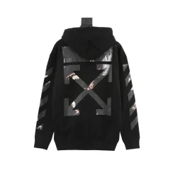 OW Caravaggio Arrows Hoodie in Black - 342 - owf0000342 - Image 2