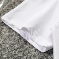 AM Logo-print Cotton T-shirt in White - 278 - ami0000278 - Image 5