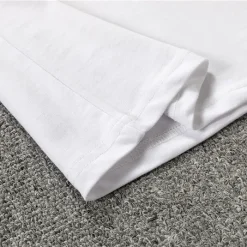AM Logo-print Cotton T-shirt in White - 278 - ami0000278 - Image 6