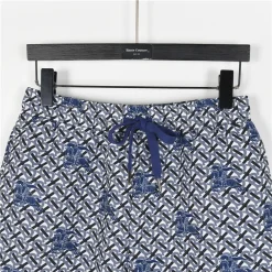 BUR All-Over Monogram Knight Shorts in Navy - 370 – bbr0000370 - Image 3