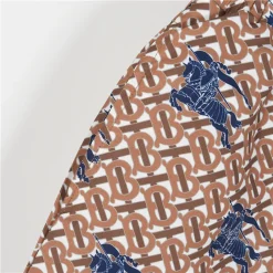 BUR All-Over Monogram Knight Print Shorts in Brown - 371 – bbr0000371 - Image 4
