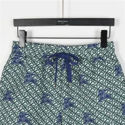 BUR Knight Monogram Shorts in Forest Green - 373 - bbr0000373 - Image 3