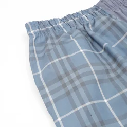 BUR Archive Check Panel Shorts in Blue - 375 - bbr0000375 - Image 3