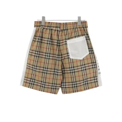 BUR Vintage Check Logo Panel Shorts - 376 - bbr0000376 - Image 2