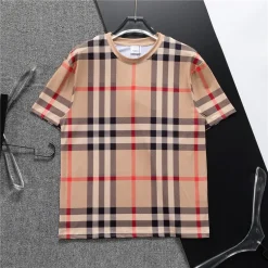 BUR Check Cotton Jacquard T-shirt in Beige - 382 - bbr0000382 - Image 2