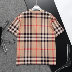 BUR Check Cotton Jacquard T-shirt in Beige - 382 - bbr0000382 - Image 3