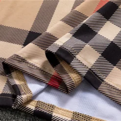 BUR Check Cotton Jacquard T-shirt in Beige - 382 - bbr0000382 - Image 9
