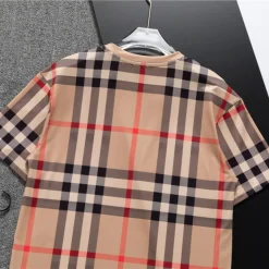 BUR Check Cotton Jacquard T-shirt in Beige - 382 - bbr0000382 - Image 5