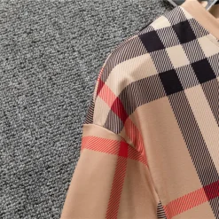 BUR Check Cotton Jacquard T-shirt in Beige - 382 - bbr0000382 - Image 7