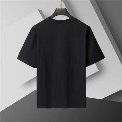 BUR Check Label T-Shirt in Black - 383 - bbr0000383 - Image 3