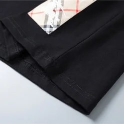 BUR Check Label T-Shirt in Black - 383 - bbr0000383 - Image 5
