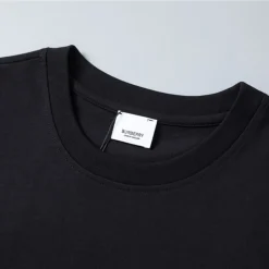 BUR Check Label T-Shirt in Black - 383 - bbr0000383 - Image 7