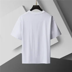 BUR Check Label T-Shirt in White - 384 - bbr0000384 - Image 3