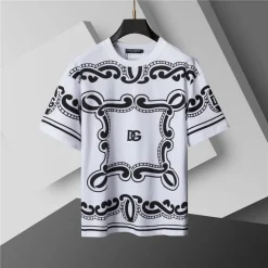 D&G Bandanna Print T-shirt in White - 106 - dng0000106 - Image 2