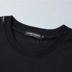 D&G Logo DG Print T-shirt in Black - 108 - dng0000108 - Image 8