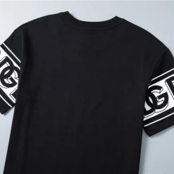 D&G Logo Milano T-shirt in Black - 110 - dng0000110 - Image 6