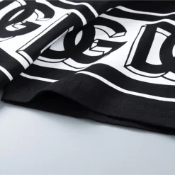 D&G Logo Milano T-shirt in Black - 110 - dng0000110 - Image 11