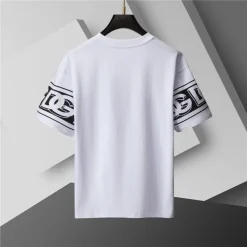 D&G Logo DG Print T-shirt in White - 111 - dng0000111 - Image 3