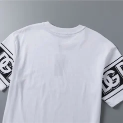 D&G Logo DG Print T-shirt in White - 111 - dng0000111 - Image 6