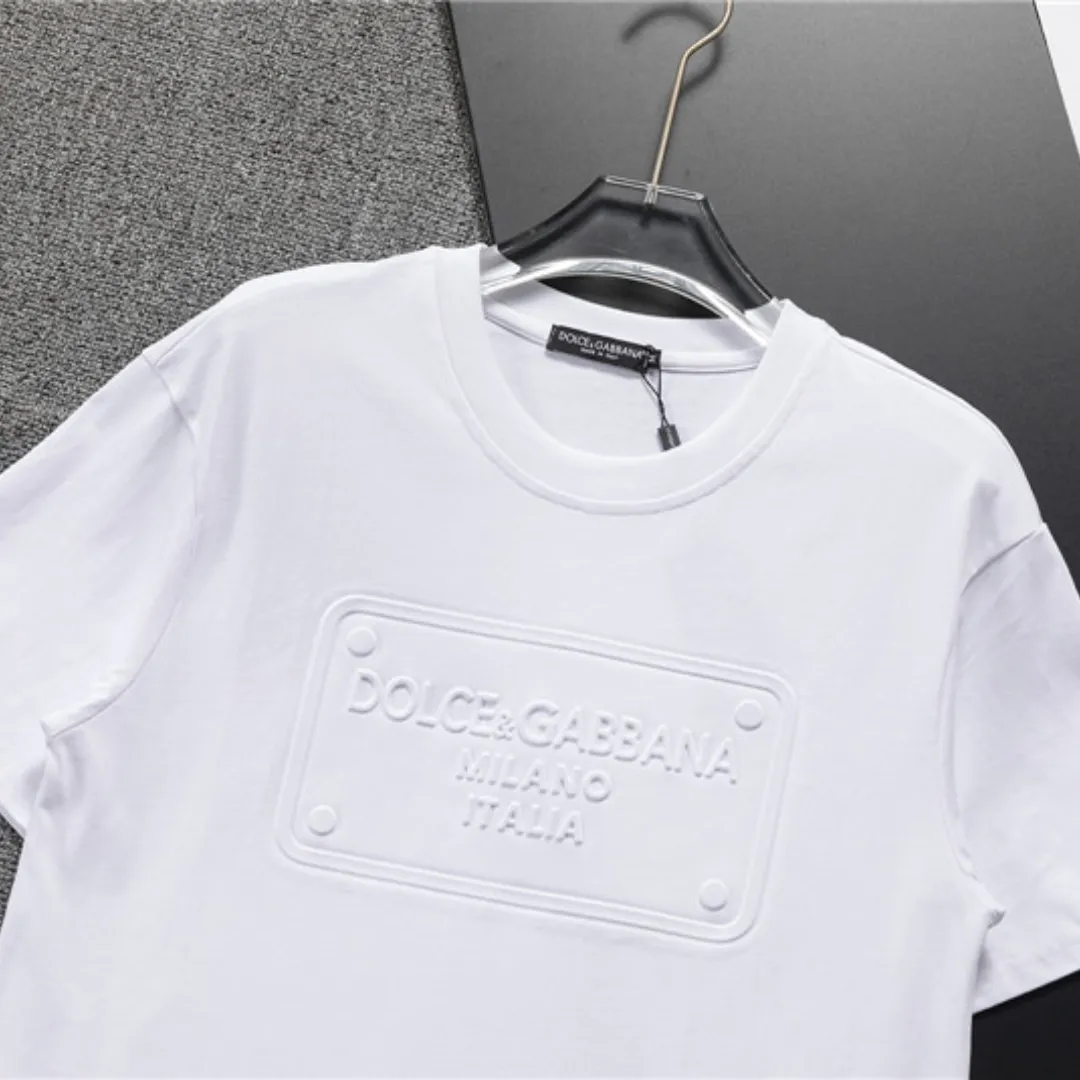 D&G Logo DG Print T-shirt in White - 116 - dng0000116 - Image 4