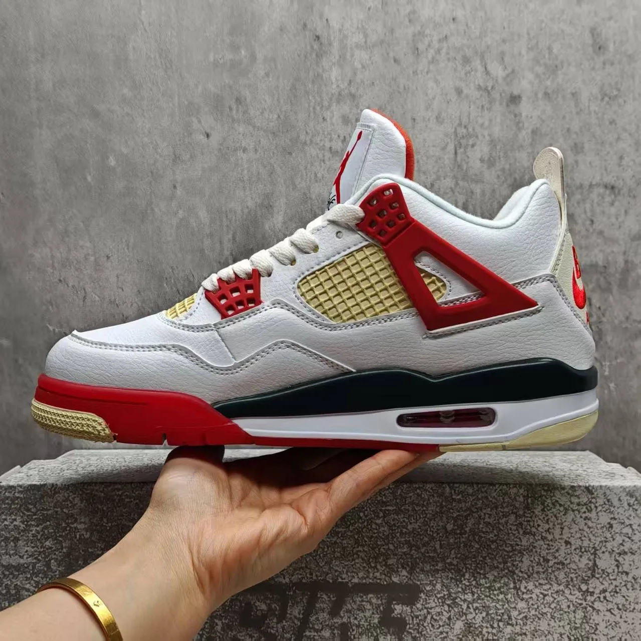 Nigel Sylvester x AJ 4 Sail/ Brick After Brick Shoes Sneakers - nk0004547 - Image 6