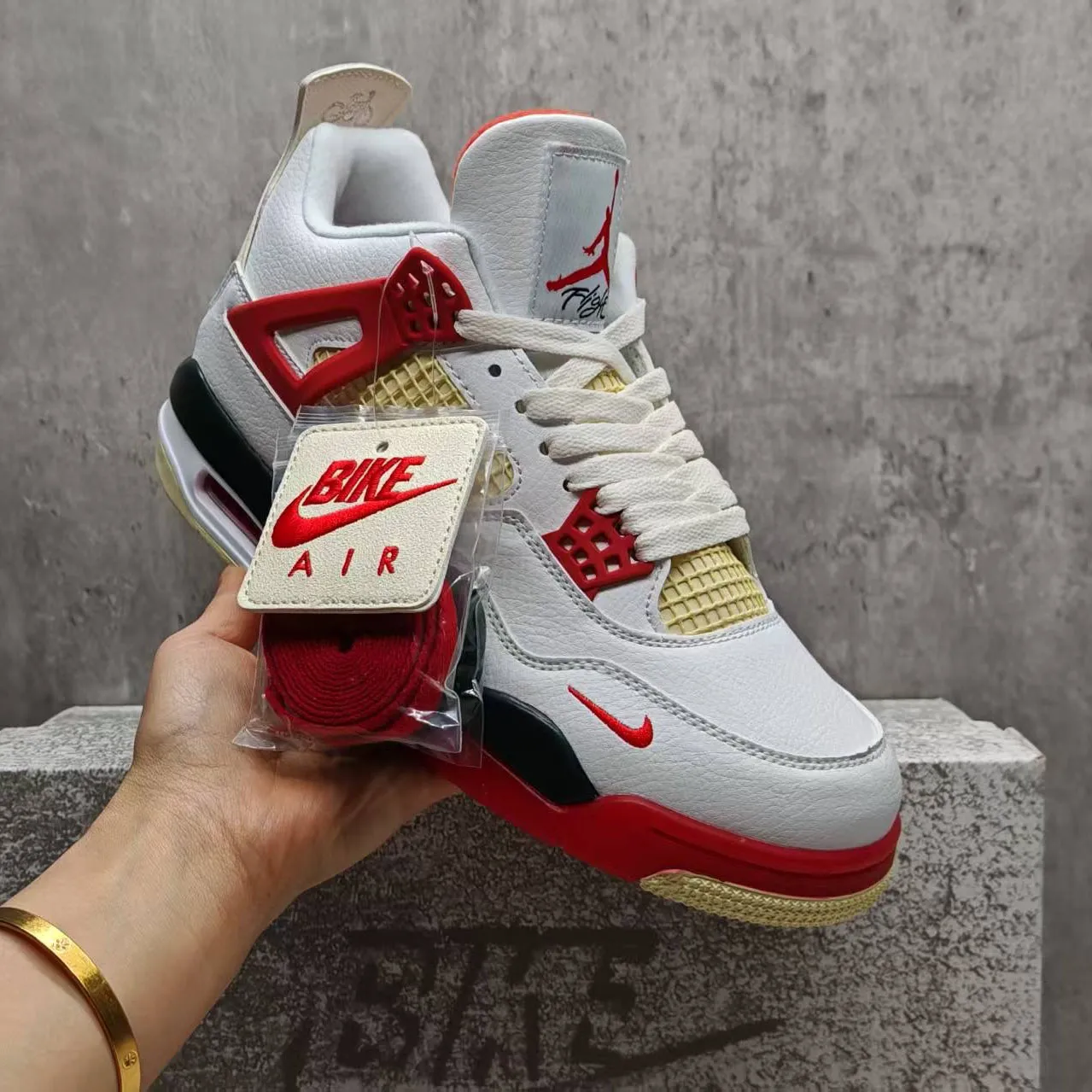 Nigel Sylvester x AJ 4 Sail/ Brick After Brick Shoes Sneakers - nk0004547 - Image 8