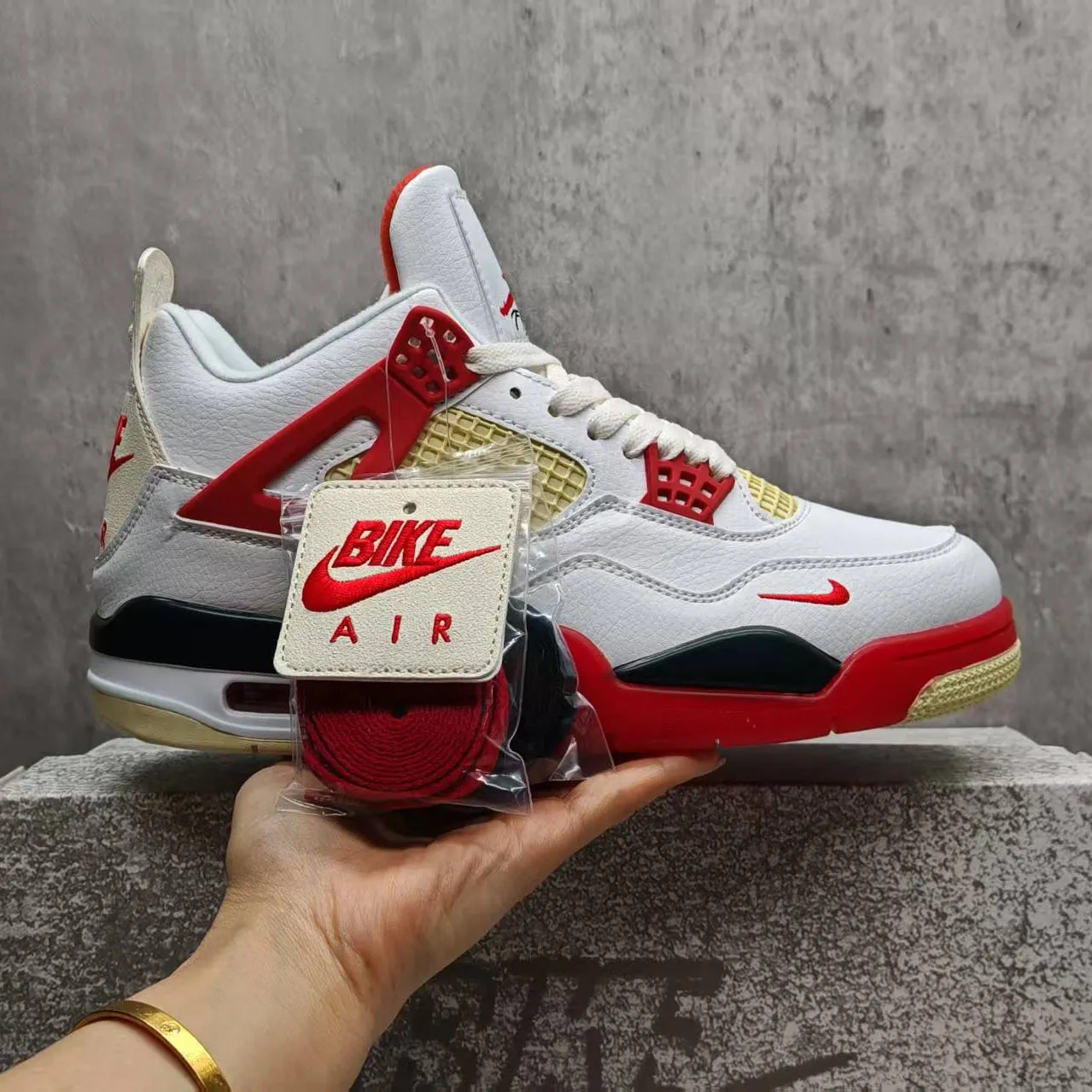 Nigel Sylvester x AJ 4 Sail/ Brick After Brick Shoes Sneakers - nk0004547 - Image 9