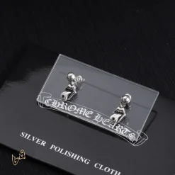 CH Cross Lip Tongue Earrings - CH0151 - Image 3