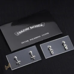 CH Cross Lip Tongue Earrings - CH0151 - Image 2
