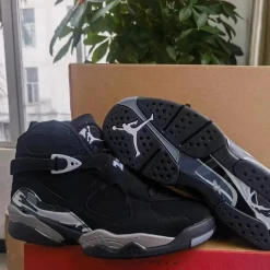 AJ 8 Black Chrome Shoes Sneakers – nk0004038 - Image 6