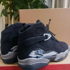 AJ 8 Black Chrome Shoes Sneakers – nk0004038 - Image 7