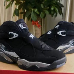 AJ 8 Black Chrome Shoes Sneakers – nk0004038 - Image 9