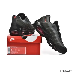 AM 95 Black Bright Crimson Shoes Sneakers - nk0004617 - Image 3