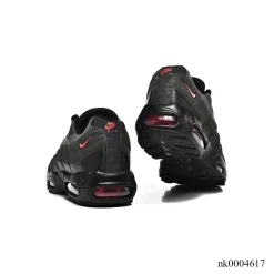 AM 95 Black Bright Crimson Shoes Sneakers - nk0004617 - Image 7